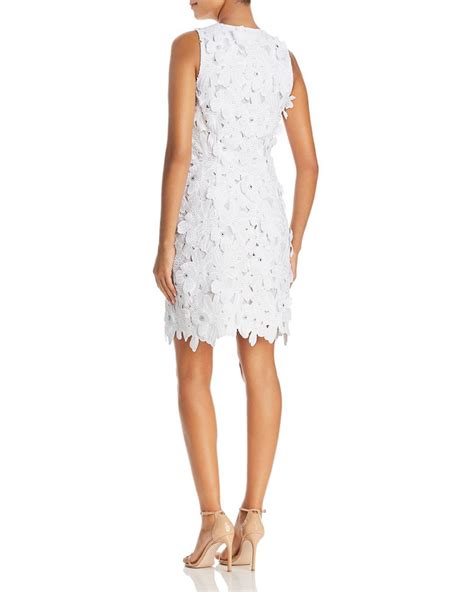 long sleeve michael kors crystal white dress|Michael Kors white mini dress.